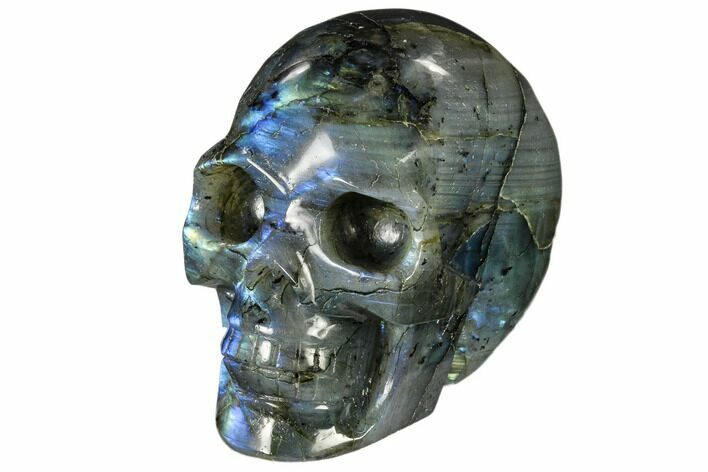 Polished Labradorite Skull #115558